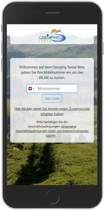 Camping – Splash Page